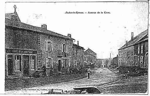 Ville de AUDUNLEROMAN Carte postale ancienne