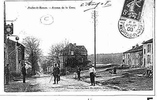 Ville de AUDUNLEROMAN Carte postale ancienne