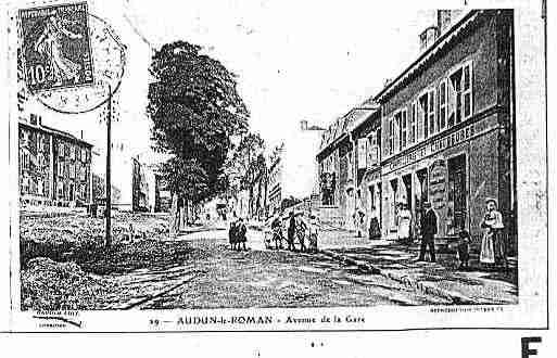 Ville de AUDUNLEROMAN Carte postale ancienne