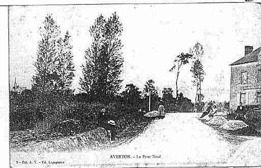 Ville de AVERTON Carte postale ancienne