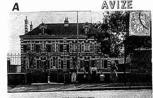 Ville de AVIZE Carte postale ancienne