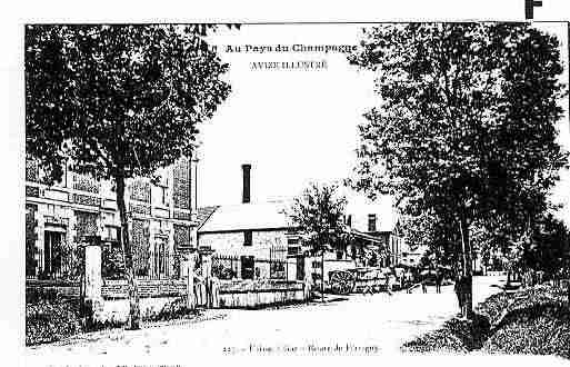 Ville de AVIZE Carte postale ancienne