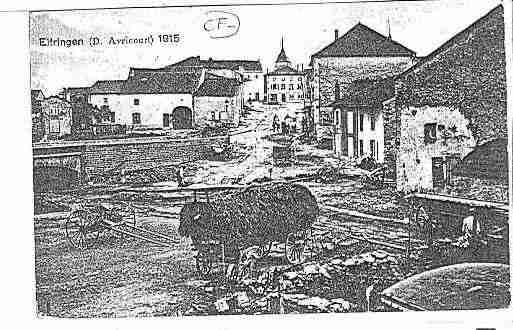 Ville de AVRICOURT Carte postale ancienne