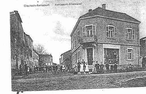 Ville de AVRICOURT Carte postale ancienne