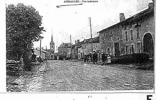 Ville de AZERAILLES Carte postale ancienne