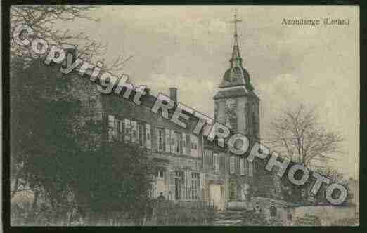 Ville de AZOUDANGE Carte postale ancienne