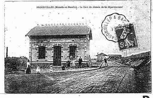 Ville de BADONVILLER Carte postale ancienne