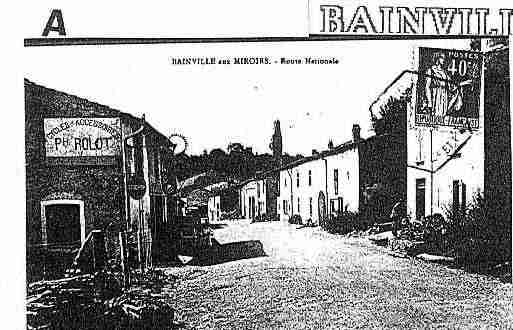 Ville de BAINVILLEAUXMIROIRS Carte postale ancienne