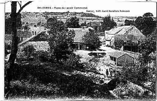 Ville de BALESMESSURMARNE Carte postale ancienne