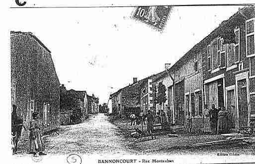 Ville de BANNONCOURT Carte postale ancienne