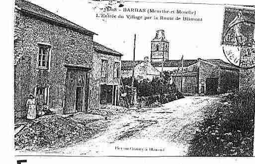 Ville de BARBAS Carte postale ancienne