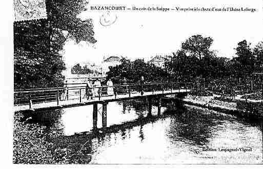 Ville de BAZANCOURT Carte postale ancienne