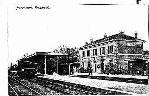 Ville de BAZANCOURT Carte postale ancienne