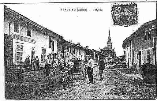 Ville de BEAULIEU Carte postale ancienne