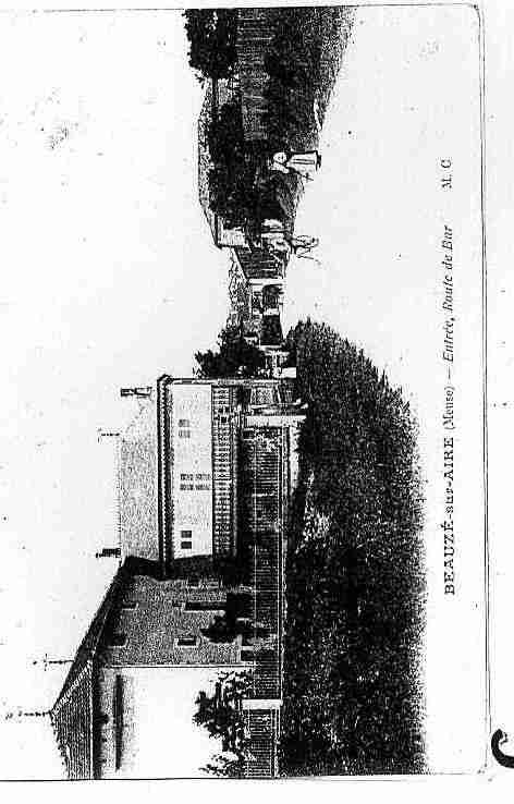 Ville de BEAUZEESURAIRE Carte postale ancienne