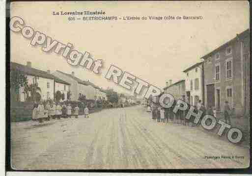 Ville de BERTRICHAMPS Carte postale ancienne