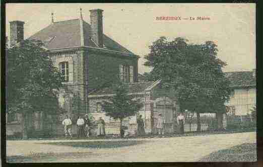 Ville de BERZIEUX Carte postale ancienne