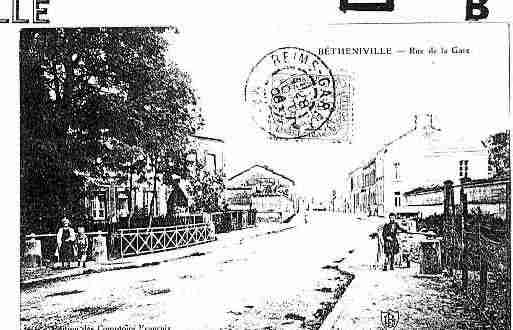 Ville de BETHENIVILLE Carte postale ancienne