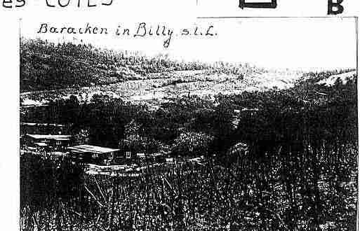 Ville de BILLYSOUSLESCOTES Carte postale ancienne