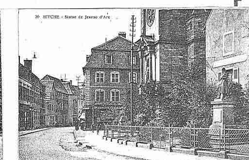 Ville de BITCHE Carte postale ancienne