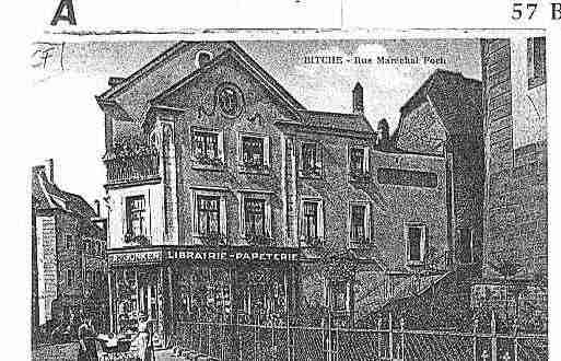 Ville de BITCHE Carte postale ancienne