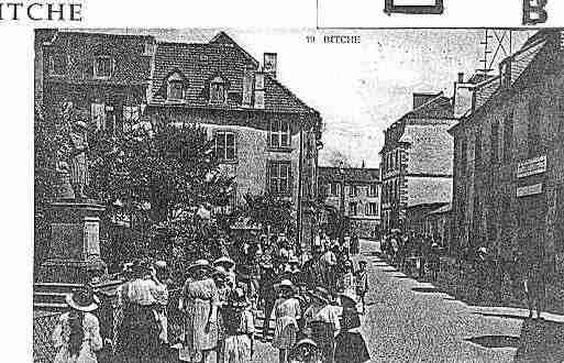 Ville de BITCHE Carte postale ancienne