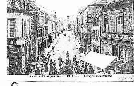 Ville de BITCHE Carte postale ancienne