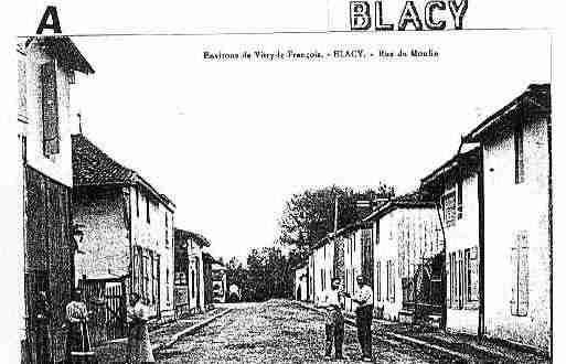 Ville de BLACY Carte postale ancienne