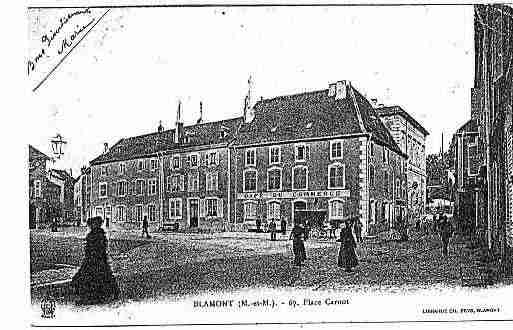 Ville de BLAMONT Carte postale ancienne