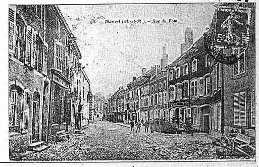 Ville de BLAMONT Carte postale ancienne