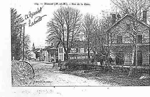 Ville de BLAMONT Carte postale ancienne