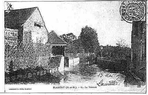 Ville de BLAMONT Carte postale ancienne