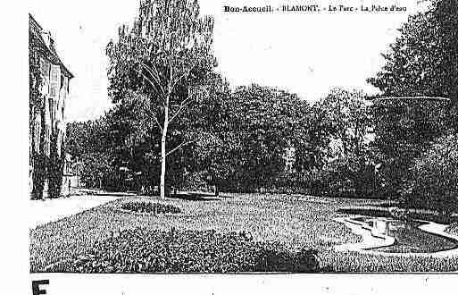 Ville de BLAMONT Carte postale ancienne