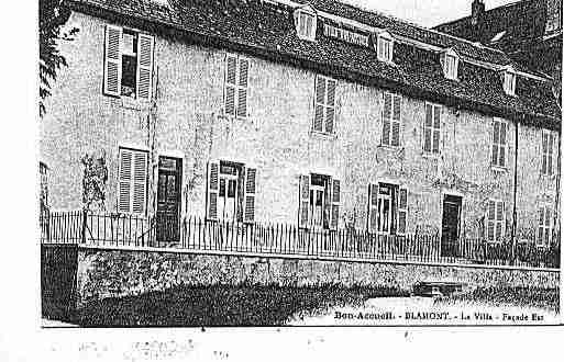 Ville de BLAMONT Carte postale ancienne