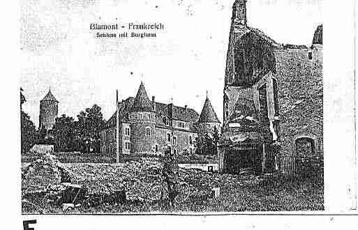 Ville de BLAMONT Carte postale ancienne