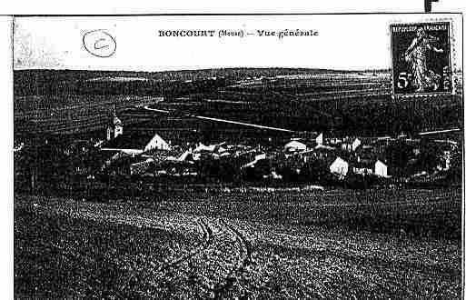 Ville de BONCOURTSURMEUSE Carte postale ancienne