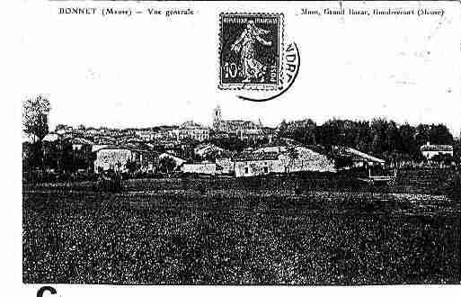 Ville de BONNET Carte postale ancienne