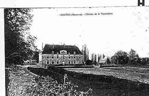 Ville de BOUERE Carte postale ancienne