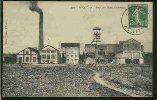 Ville de BOULIGNY Carte postale ancienne