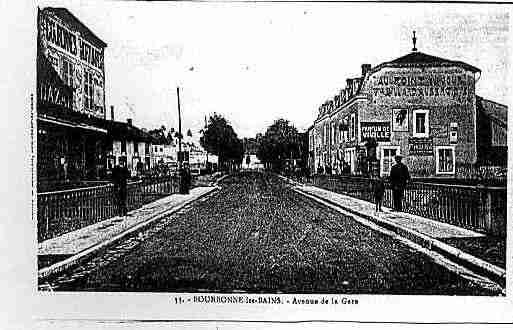 Ville de BOURBONNELESBAINS Carte postale ancienne