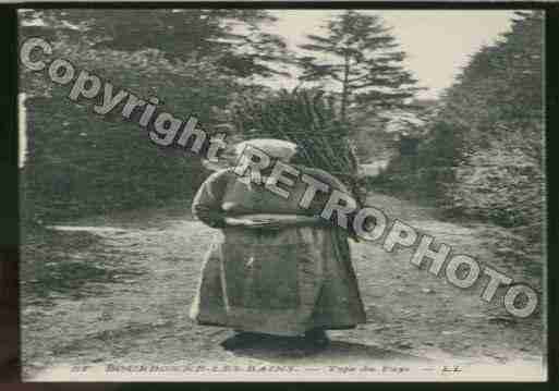 Ville de BOURBONNELESBAINS Carte postale ancienne