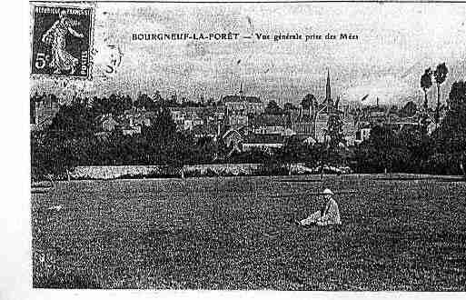 Ville de BOURGNEUFLAFORET Carte postale ancienne