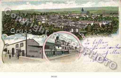 Ville de BOUZONVILLE Carte postale ancienne