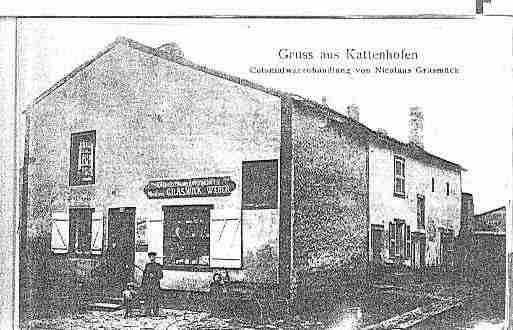 Ville de CATTENOM Carte postale ancienne