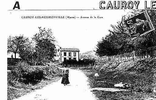 Ville de CAUROYLESHERMONVILLE Carte postale ancienne