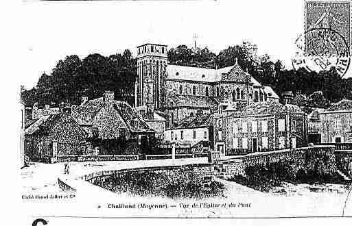 Ville de CHAILLAND Carte postale ancienne