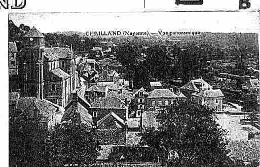 Ville de CHAILLAND Carte postale ancienne