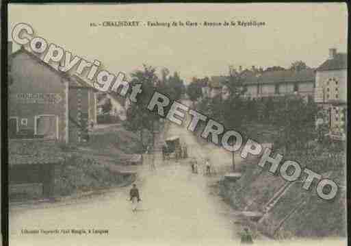 Ville de CHALINDREY Carte postale ancienne