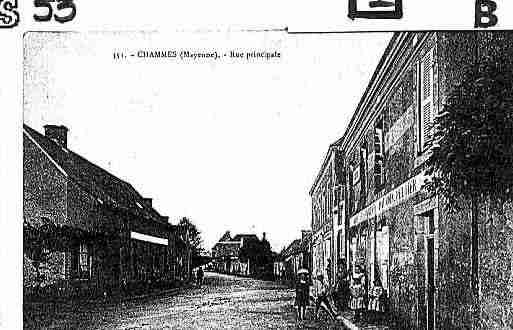 Ville de CHAMMES Carte postale ancienne