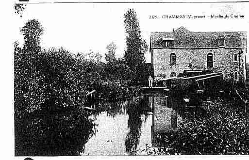 Ville de CHAMMES Carte postale ancienne